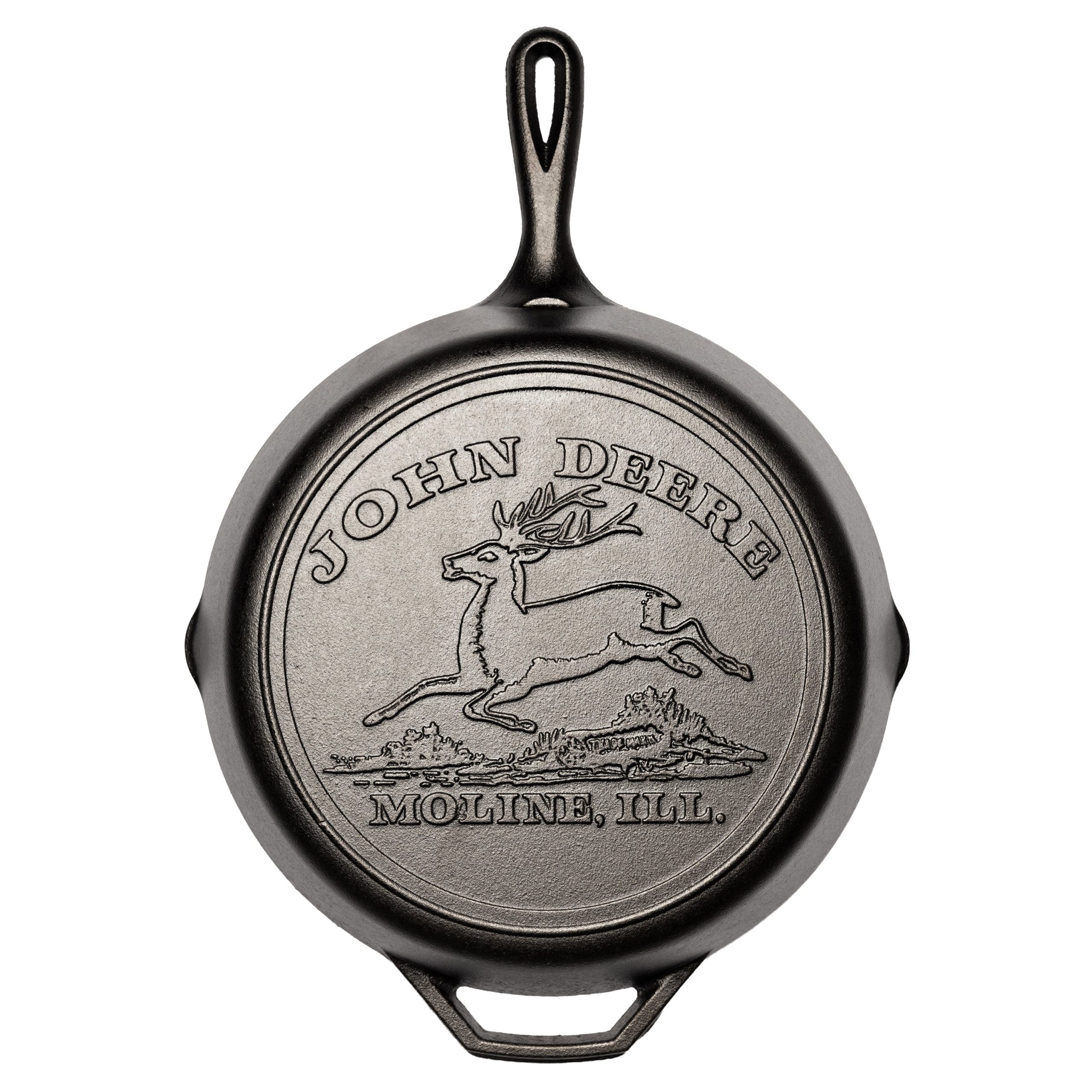 12 Inch Seasoned Cast Iron Skillet. John Deere Hometown - Image 5