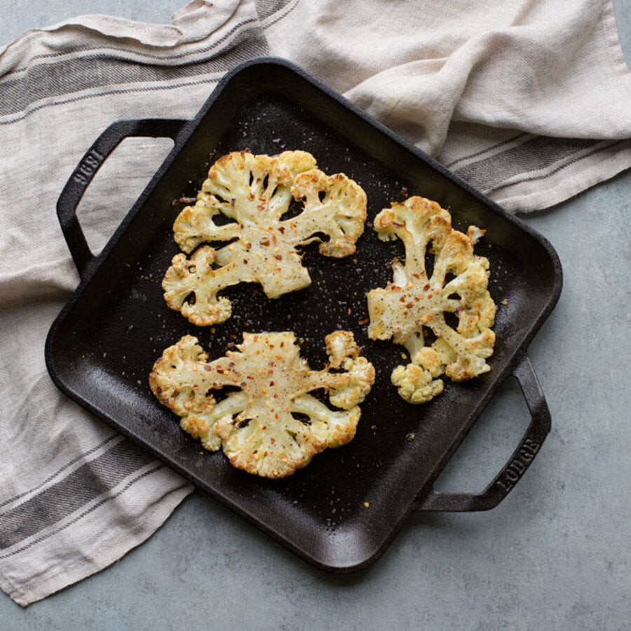 Chef Collection 11 Inch Cast Iron Square Griddle - Image 5