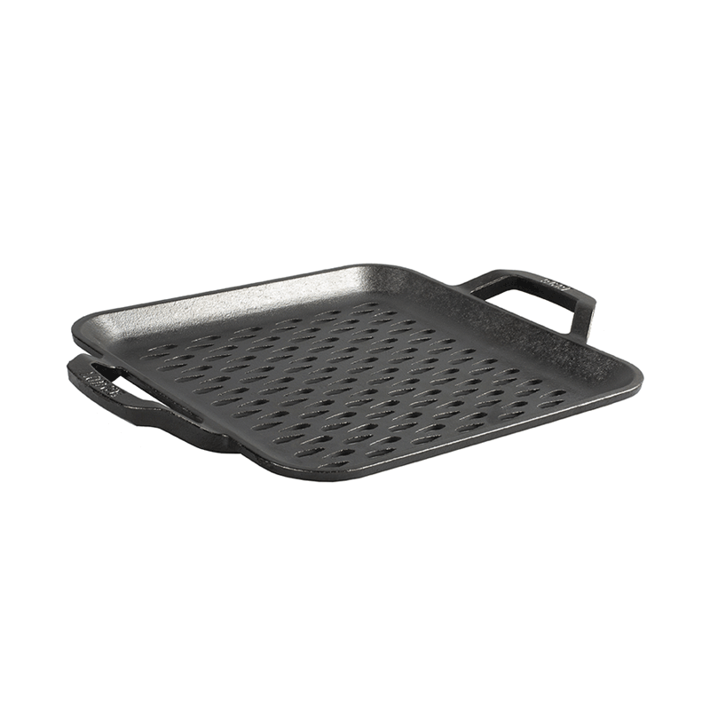 Chef Collection 11 Inch Cast Iron Square Grill Topper - Image 8