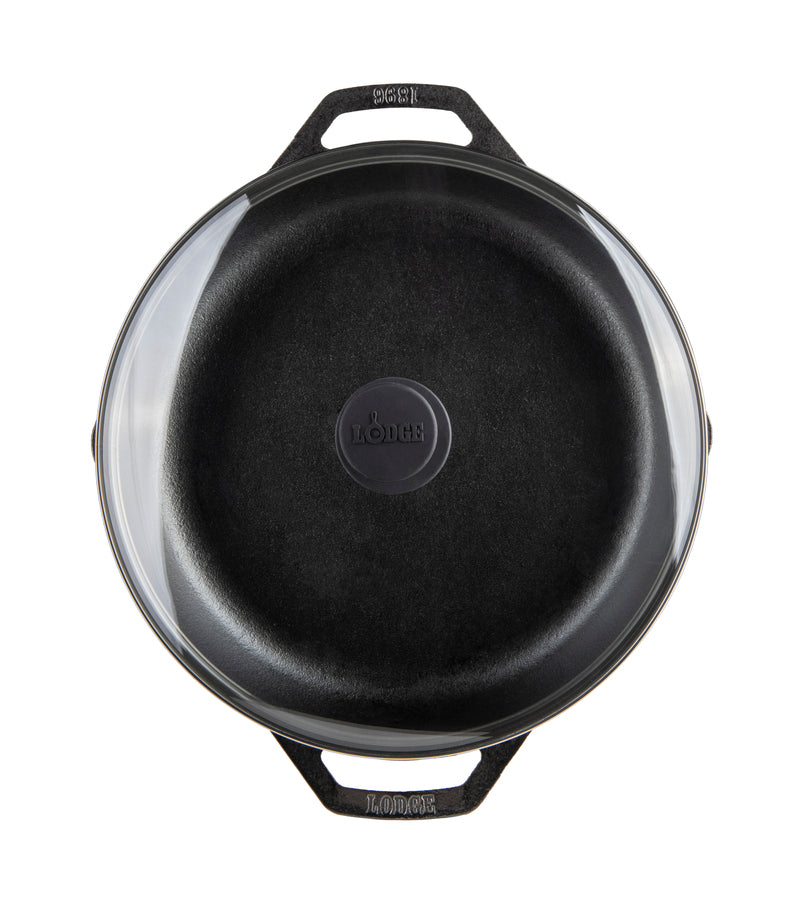 Chef Collection 12 Inch Cast Iron Everyday Pan - Image 2
