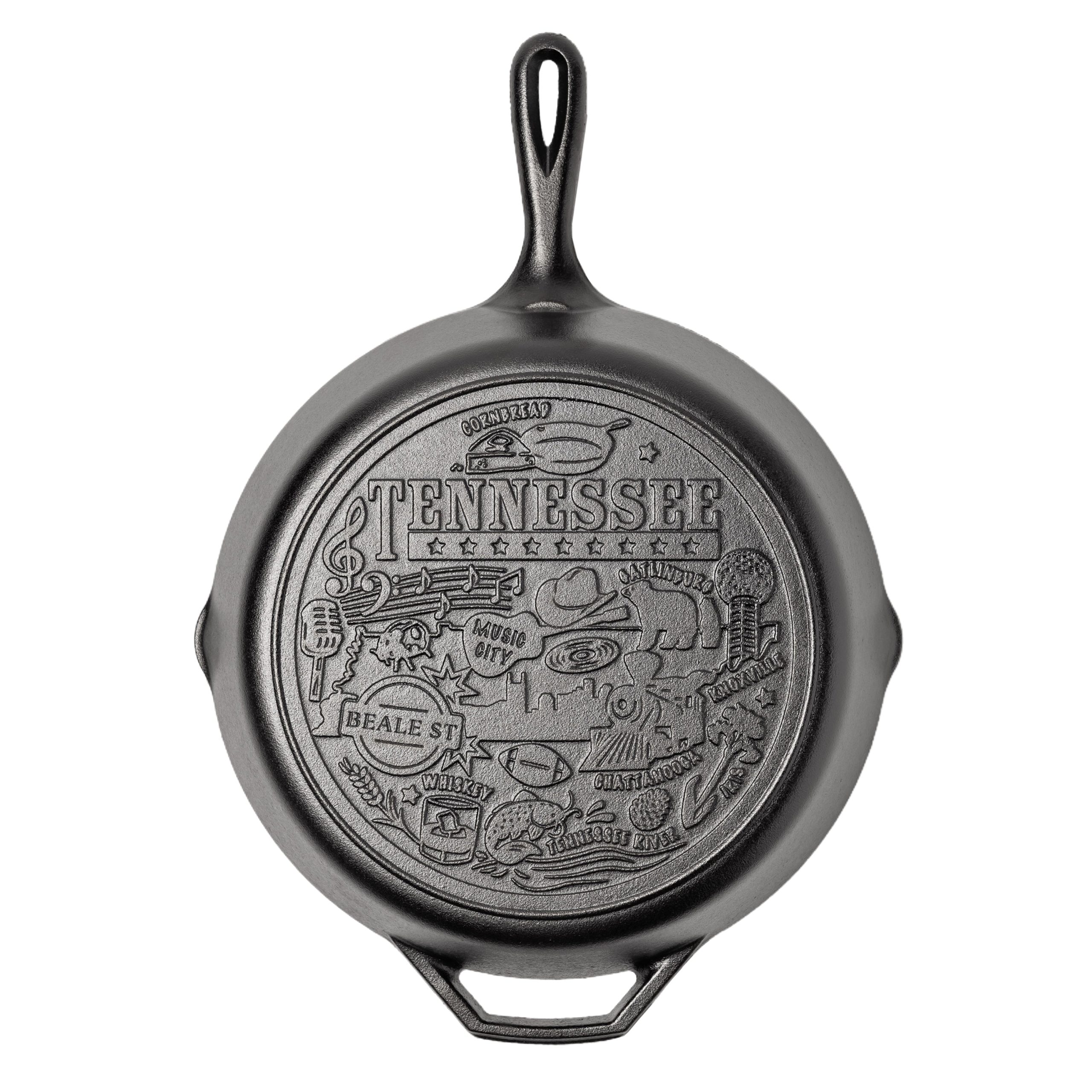 American Road Trip: 12 Inch Seasoned Cast Iron Skillet. Tennessee - Image 6
