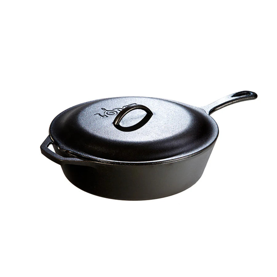 Cast Iron Covered Deep Skillet - Image 19
