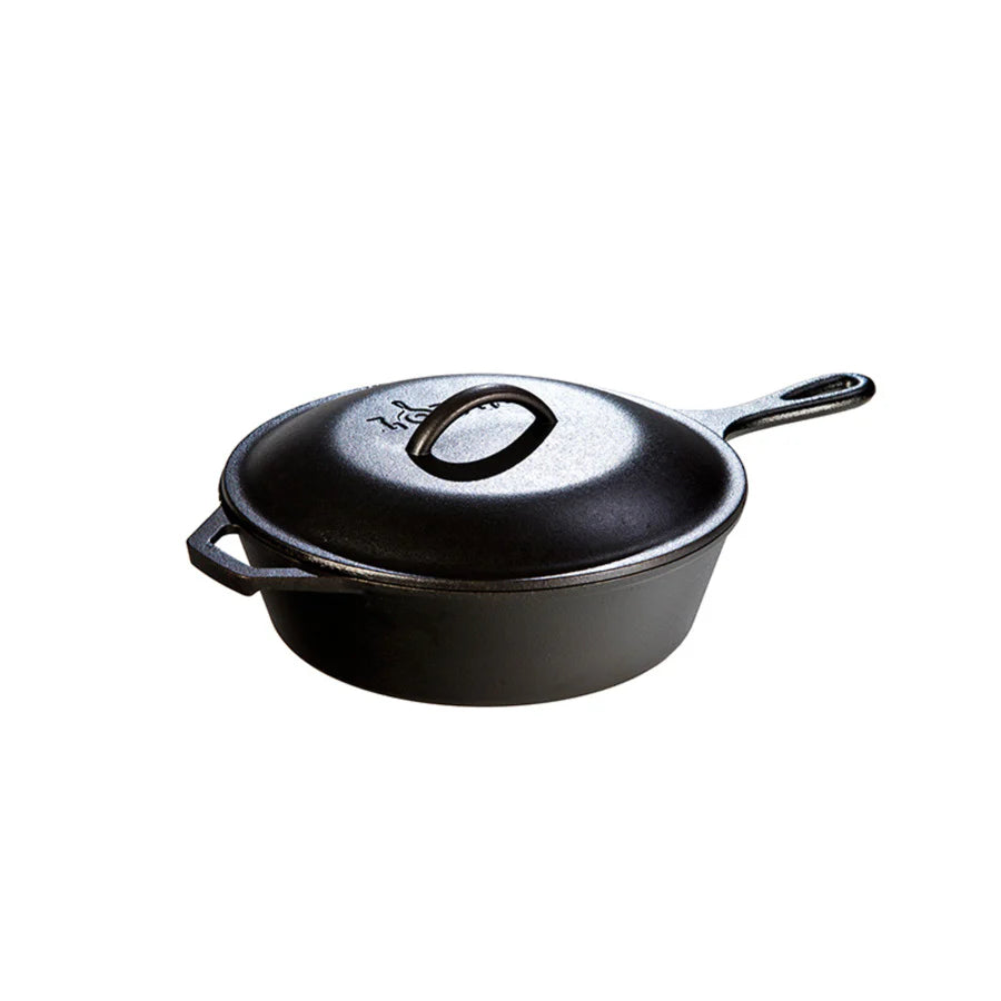 Cast Iron Covered Deep Skillet - Image 11