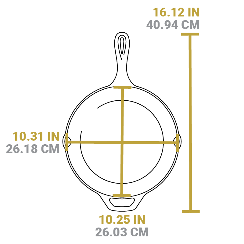 Lodge 10.25 Inch Seasoned Cast Iron Skillet. USA Icons - Image 6
